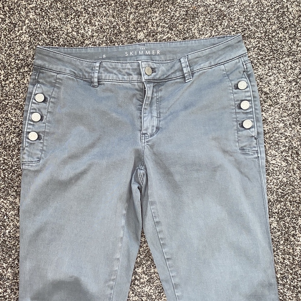 EUC WHBM The Skimmer Gray Jeans 8